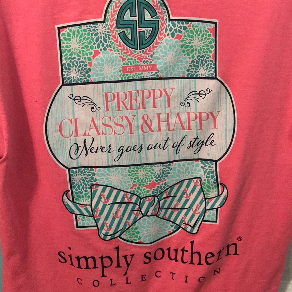 Simply Southern Hot Pink Tee